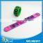 Colourful slap cheap custom silicone wristband