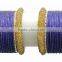 Indian Traditional Gold Tone Crystal Stone Bangles Partywear Set For Girls & Women