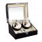 Custom High End 4 Slot Volta Personalized Glossy Wood Watch Winder Box