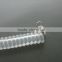 White Color Plastic Spring Lanyard Coil With End Metal Spring Clip
