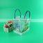cheap plastic drink bag handle plastic bag with logo print for drinks