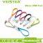 Veister High Quality 22cm Magnet Charger cable Sync Data Micro USB Cable for iphone