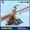 low price spare parts 4 tons no used qtz40 mini traveling tower crane for sale,50m boom luffing jib 32.5kw motor tower crane