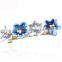 fashionable flower shape alloy enamel crystal hair clip