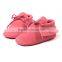 2016 Fashion Newborn Unisex Infant Baby Lace-up Mocassins Soft Sole Anti-Slip Tassels Prewalker Toddler Shoes