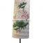 Grandeur Decoration Lotus Printed Standing Fabric Hotel Floor Lamp