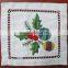 Hand embroidered lavender sachet/bag/pillow-Christmas (design #34)