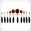 High Quality Toothbrush Shape Makeup Brush Set With Specialized Carton Box