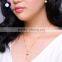 Aaa Japanese 7.5--8mm Golden Natural Akoya Pearl Set Pendant for Sale