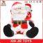 customize plush musical christmas gift toys soft musical santa claus doll good quality stuffed santa claus doll with music