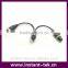 INST 4pin 4 pole 4 pin female right angle metal connector