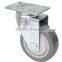 3inch mid-duty russet PVC wheels