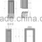 SK4-017 China Manufacturer ABS plastic flush pull cabinet Handle, hidden cabinet door handle