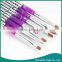 Wholesale 6Pcs Professional Folding Nail Art Painting Pen Brush Set