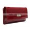 Three fold large capacity women leather wallets with oily leather