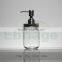 10oz clear mason jar with stainless steel pump lid for kitchen & washroom use                        
                                                Quality Choice