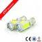 1156 1157 4SMD 12V White High Power COB LED Car Turn Signal