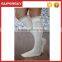 C03-7 Custom Open knee high Knitted Lace Boot Socks with Crochet Lace Trim and Buttons Ruffled Boot Socks