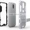 Samco Ultra Slim Hybrid Iron Man Mobile Phone Cover for Moto G4 Plus with Kickstand