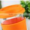 Best new design cheap disposable plastic cup with lid