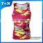 muscle suit latest fashion camo design 95% cotton 5% spandex tank top