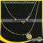 cheap couple layers women necklace, double layered necklace