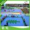 double layers interlocking plastic sport court flooring with small size