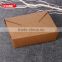 Custom design printed disposable kraft paper lunch food box