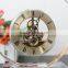 acrylic heart shaped crystal clock
