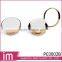Retangular whtie make up powder container