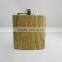 New design wooden stainless steel hip flask