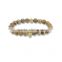 KJL-ST0029 real 24K gold 8mm natrual picture stone beads gold skull lion head hamas hand Bracelet Fashion Bracelets