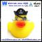 Plastic yellow pirate duck/custom design duck toy