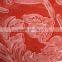 supplier 3D floral embossed 100% polyester velvet fabric for dress