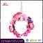 Hot Selling Premium Handmade flower wreath Coloring Floral Unicorn Costume Party Halloween unicorn flower crown