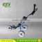 Golf three wheels trolleys foldable with umbrella holder