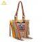 Fancy Ladies Handbag Fringed leather ethnic bag hand made embroidery cotton ethnic bag                        
                                                Quality Choice