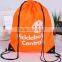 Cheap promotional recycled colorful polyester outdoor sports drawstring bags