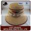 Classic black band bucket shape boater straw hat