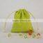 Promotion gift item wholesale cotton fabric drawstring bag