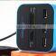 Hot Sale USB COMBO 3 port usb hub 2.0 HUB+multi USB card reader All In One for SD/MMC/M2/MS/MP Pro Duo Many colors