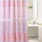 Solid Color Pintucked Princess Girl Shower Curtain