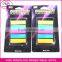 colorful PET sticky note, plastic sticky book marker, self adhesive PET memo pad
