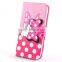  Trade Assurance 3D Bow Leather for Samsung Galaxy S6 Active Leather Case with Card Slots