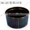 Wholesale High Quality Resistant Baking Cup Mousse Pudding Plastic Disposable Cups Black White Transparent Colors