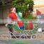 waterproof outdoor acrylic horse carriage christmas decoration light