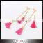 Holiday Jewelry Gold Tassel Earings