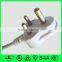 Whole sale India blue 3 pin power plug with round extension cord