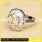 Jingli Jewelry Pave Setting Wedding Ring (YJ-852)