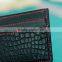 Top quality simple design genuine crocodile leather business card holder